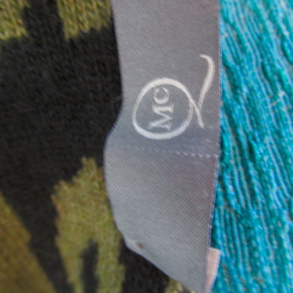 Alexander McQueen- McQ- army/black Graffiti Scarf - Picture 4 of 4
